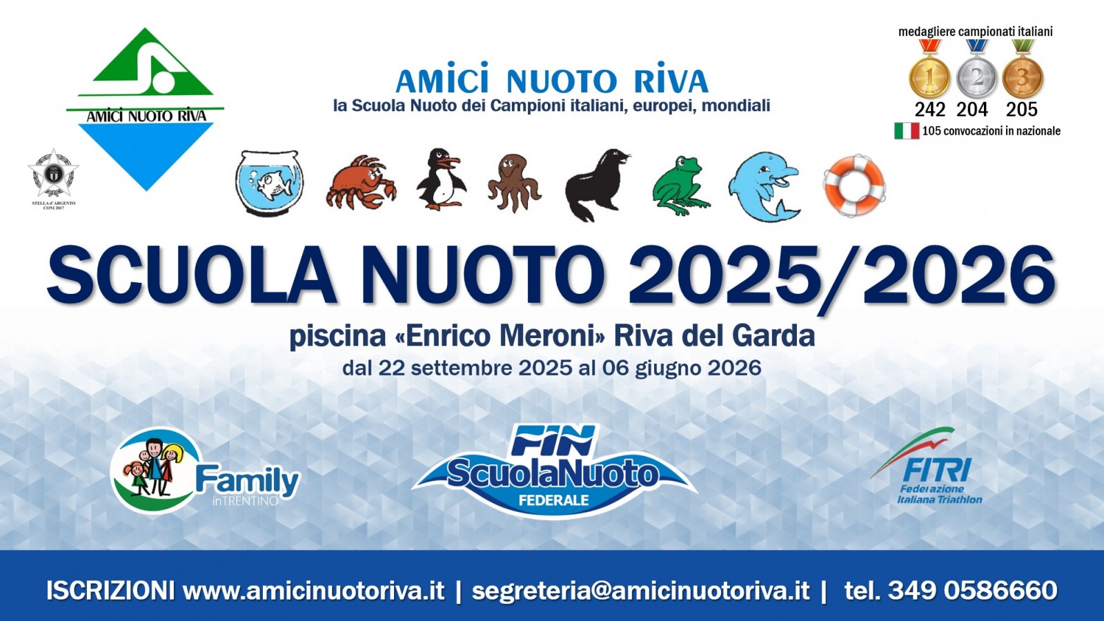 ISCRIZIONI APERTE. Inizio lezioni 22 settembre