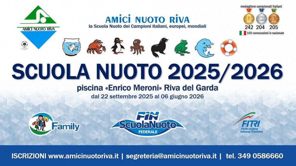 Scuola nuoto amici nuoto riva 2025/2026