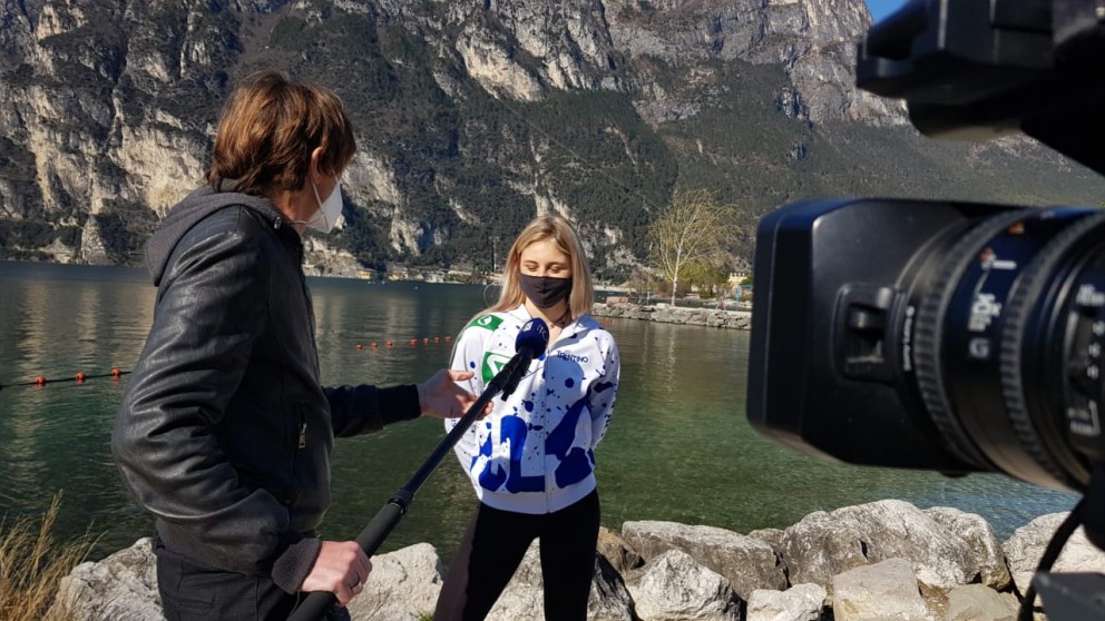 Helene Giovanelli intervistata dal TGR Rai Trento