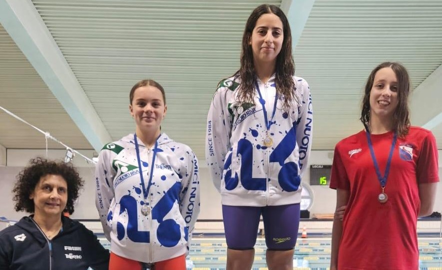 100 percorso misto: oro Isabel Raso, argento Viola Suman e record sociale ragazze