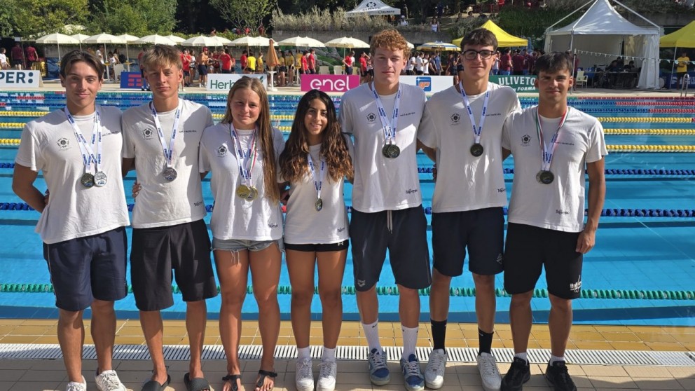 da sx Patuto, Astefani, Giovanelli, Raso, Ferrari, Shaulli, Ballardi